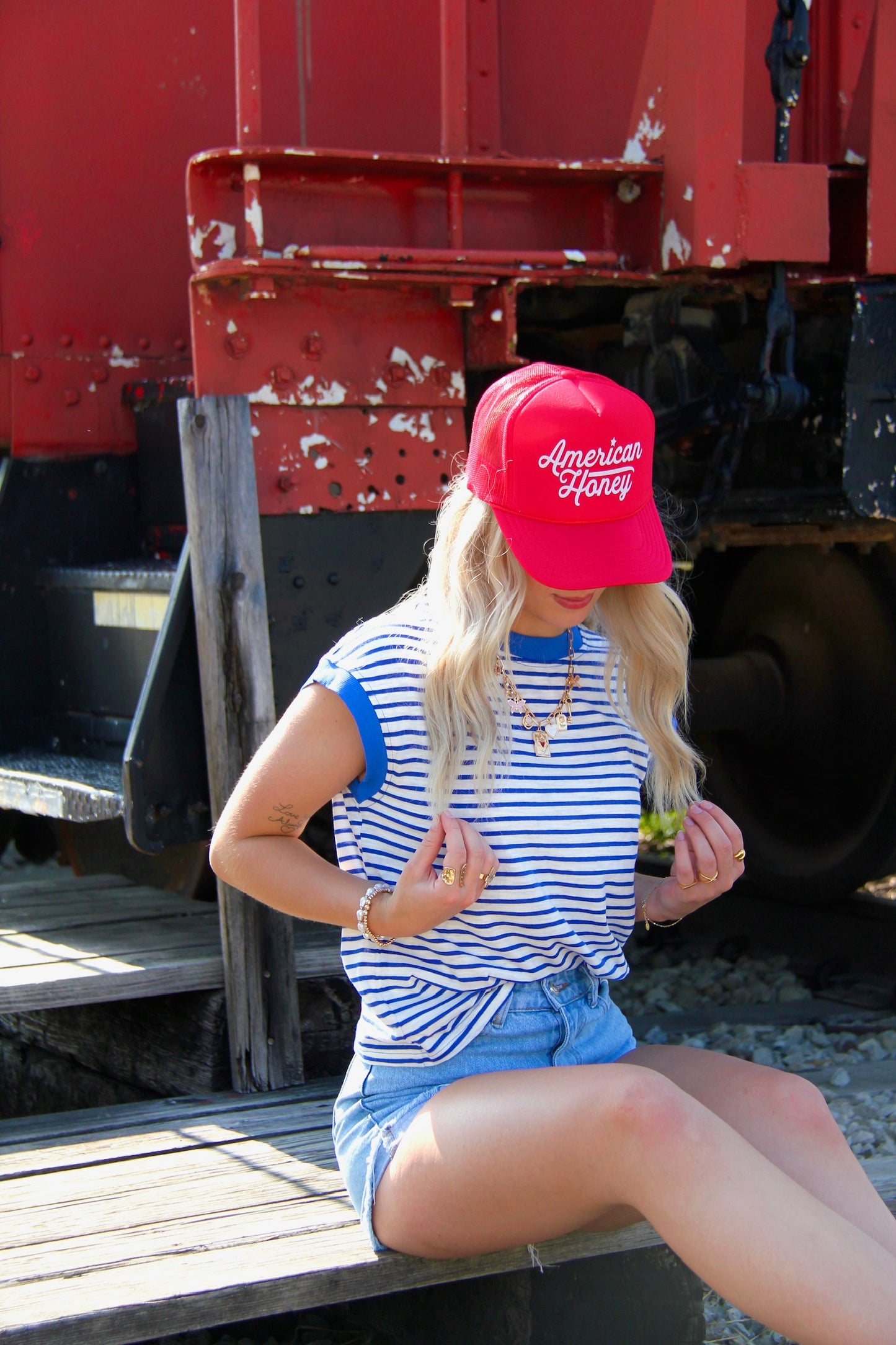 American Honey Trucker Hat