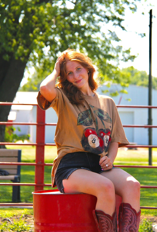 Cherry 8 Tee