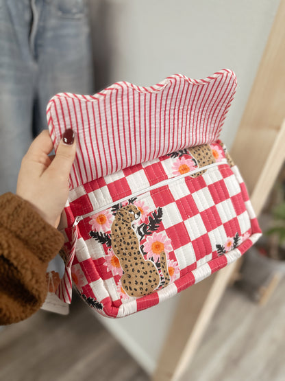 Quilted Toiletry Bag