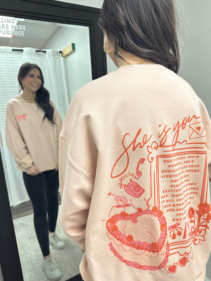 She Is You Crewneck