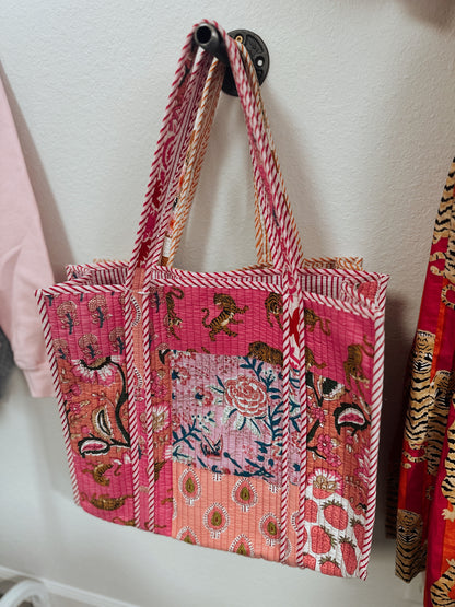 Quilted Tote Bag